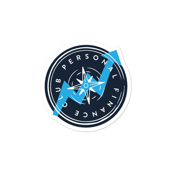 Blue PFC Logo Sticker