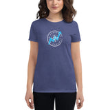 Ladies PFC Logo Heather Blue T-Shirt